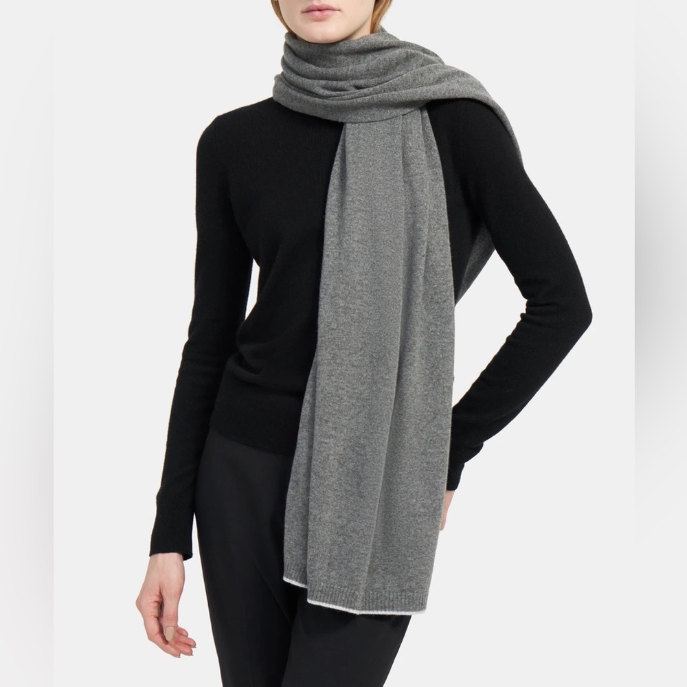 100% cashmere THEORY scarf